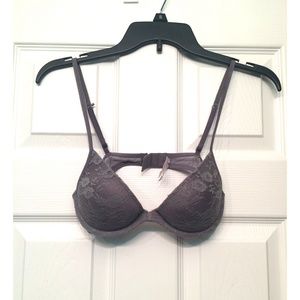 Grey Victoria's Secret Demi/Push up Bra