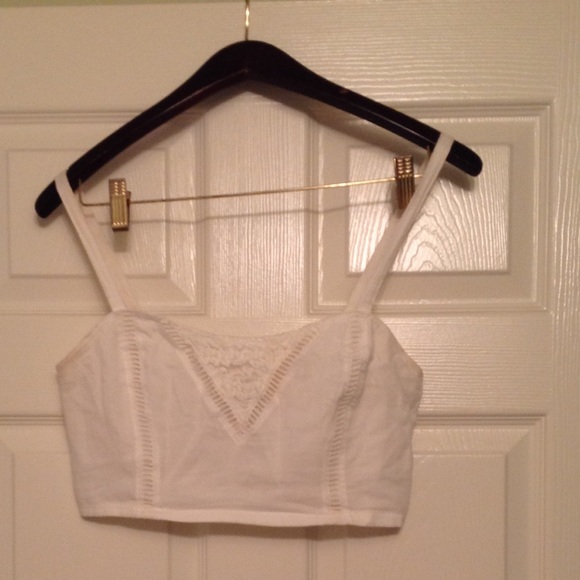 Pins and Needles white bralette size L