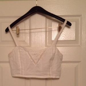 Pins and Needles white bralette size L