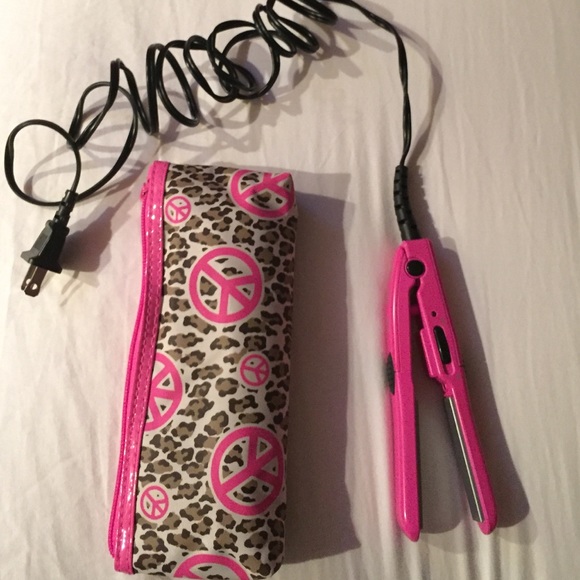 Mini Pink Hair Straighter
