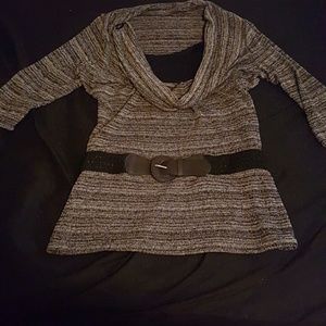 Black and Grey Sweater