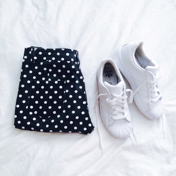 Brandy Melville polka dot jeans