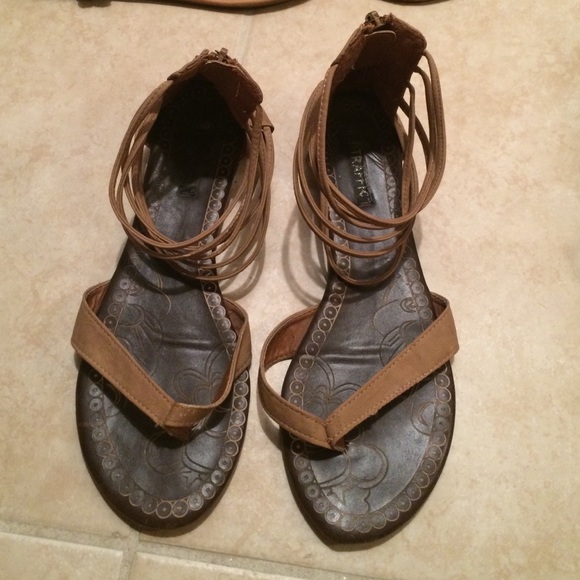 Brown sandals