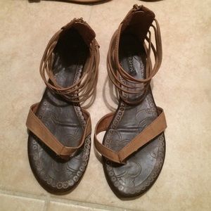 Brown sandals