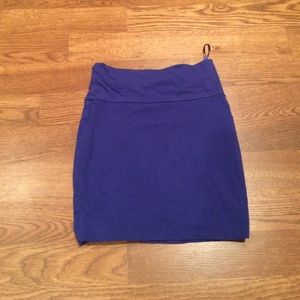 Blue Bodycon Skirt