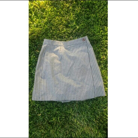Vintage plaid skort