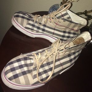 Authentic Burberry hightops