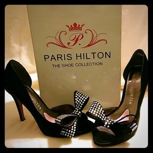 Paris Hilton Senorita Pumps with rhinestones