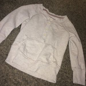 Abercrombie button sweater