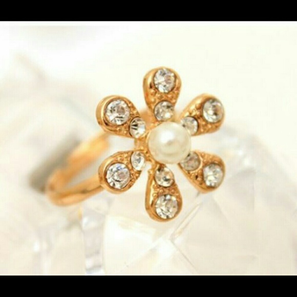 SZ 7 9k gold plated ring