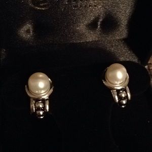 Pearl earrings