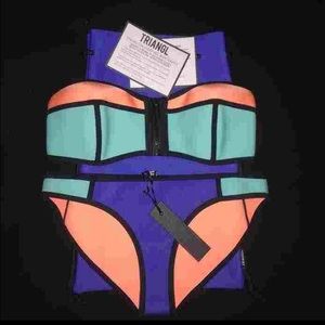 Triangl Lily Aqua Punch-M RESERVED for a trade!