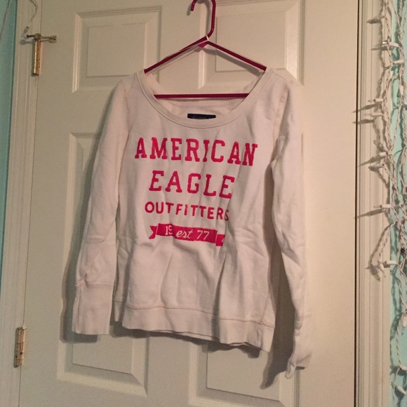 AEO sweatshirt/ throw over shirt