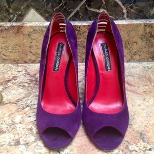 Purple Charles Jourdan Heel