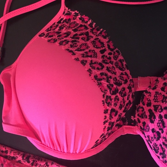 hot pink leopard bikini dick francis reflex