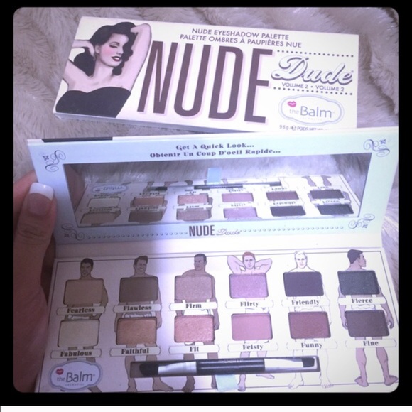 Nude dude palette from the balm cosmetics new