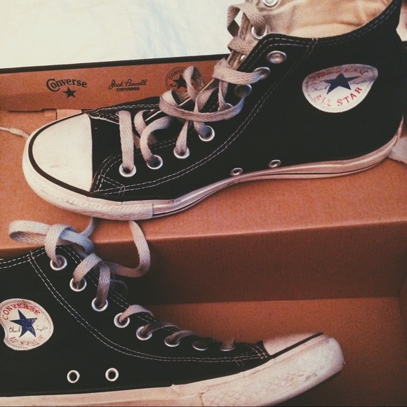 Black High Top Converse