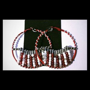 Safety Pin Hoop Earrings