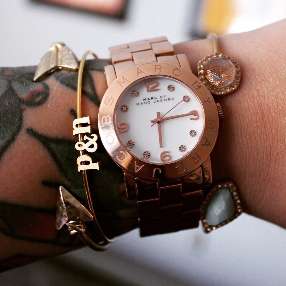 Marc By Marc Jacobs Amy watch - ROSE GOLD