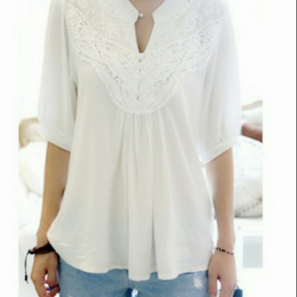 Embroidered Peasant blouse