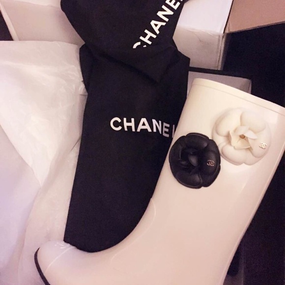 Chanel rainboots