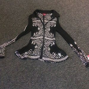 Sunny Leigh Black & White Dress Shirt