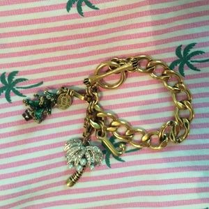 ✨Juicy Couture Charm Bracelet w/ Rare Charms🌴🎄👑