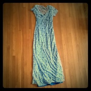 Floral long church dress sz S