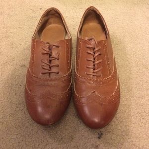 Brown oxfords