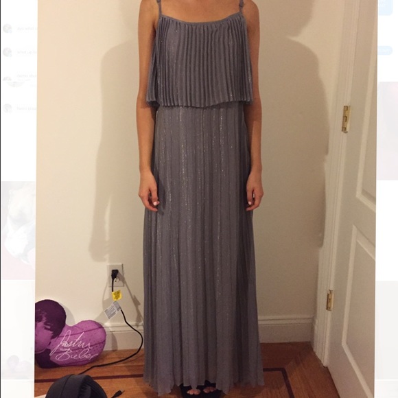 LF gray/silver maxi dress