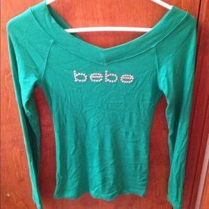 Green Bebe Top