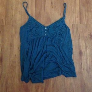Ae tank top with lace on the front
