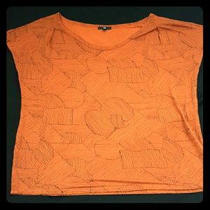 GAP Orange shirt with black design