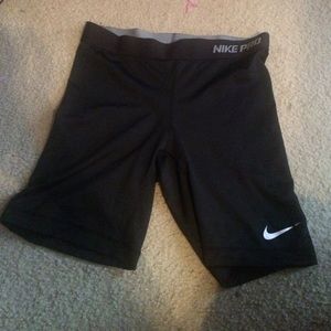 Nike pro compression shorts