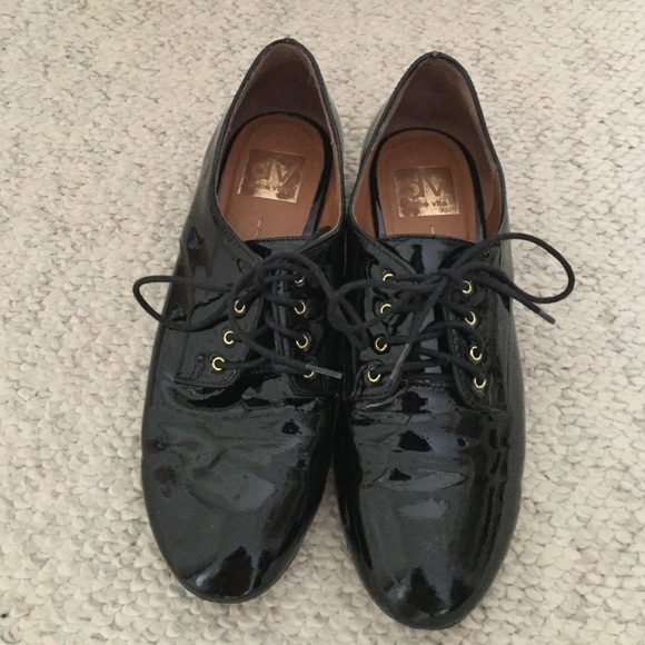 Cute patent leather oxfords