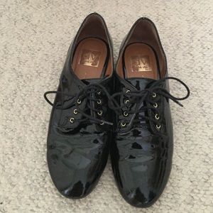 Cute patent leather oxfords