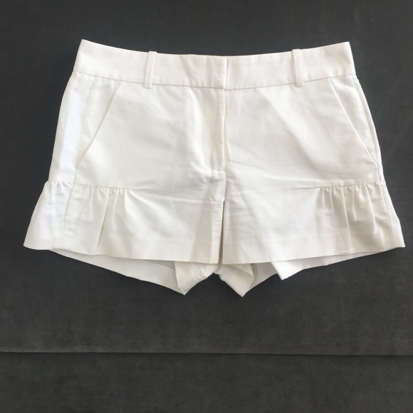 J Crew White Shorts NWOT