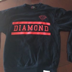 Diamond crew neck sweatshirt