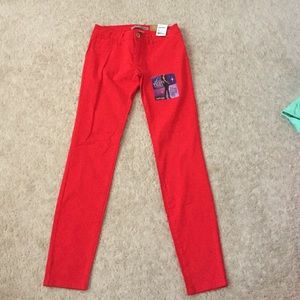 Red Skinny Pants