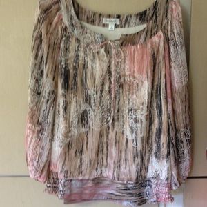 3-3 length sleeve top