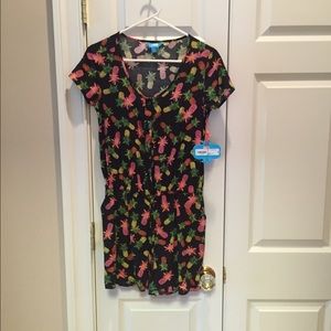 L'amour Nanette Lepore pineapple print romper