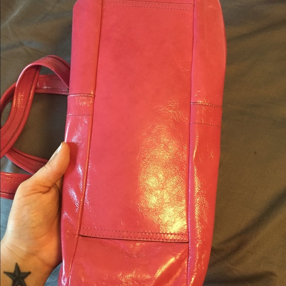 Sold-Authentic pink leather coach bag - Picture 4 of 4