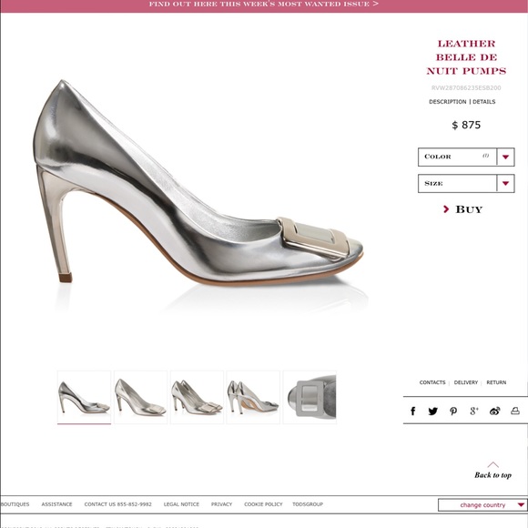 Roger Vivier leather belle de nuit pumps brand new