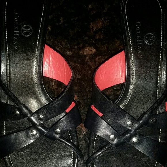Black Cole Haan Sandals