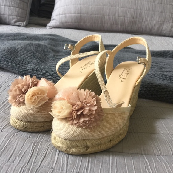 Talbots floral espadrilles