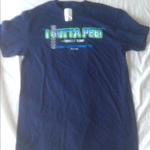 graphic tee with legendary forrest gump quote