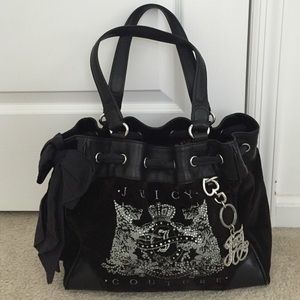 Large Black Juicy Couture Purse