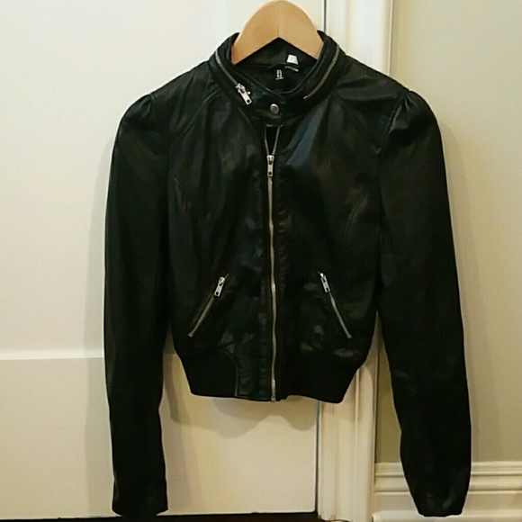 H&M Divided Black Moto Jacket