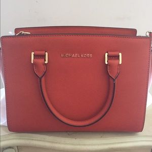 Brand new orange authentic Michael Kors purse