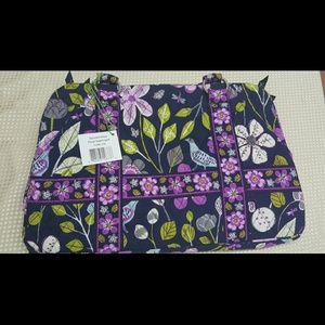 NWT VERA Bradley squared away Floral Nightingale